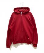 RUSSELL ATHLETICラッセルアスレチック）の古着「ジップパーカー」｜レッド