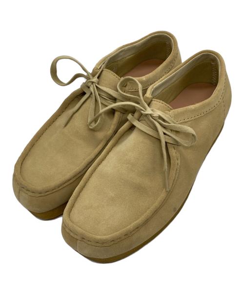 CLARKS（クラークス）CLARKS (クラークス) Wallaby Evo Waterproof ベージュ サイズ:26.5の古着・服飾アイテム