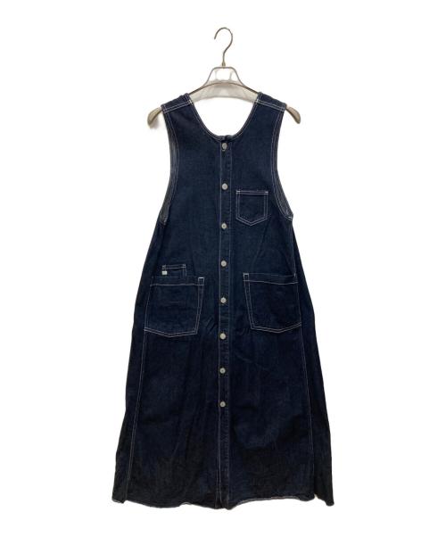 Something（サムシング）Something (サムシング) デニムジャンパースカート インディゴ サイズ:FREEの古着・服飾アイテム