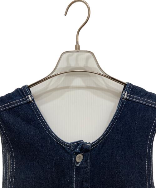 Something（サムシング）Something (サムシング) デニムジャンパースカート インディゴ サイズ:FREEの古着・服飾アイテム