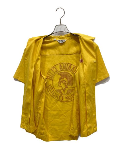 Mr.Mort's（Mr.Mort's）Mr.Mort's (Mr.Mort's) 60’ｓボーリングシャツ イエロー サイズ:Mの古着・服飾アイテム