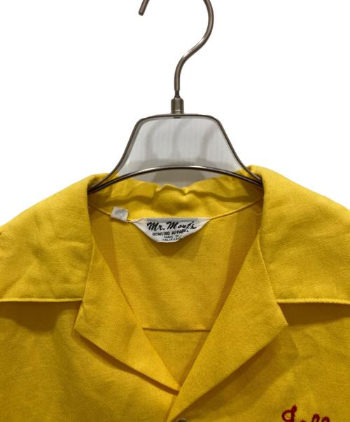 Mr.Mort's（Mr.Mort's）Mr.Mort's (Mr.Mort's) 60’ｓボーリングシャツ イエロー サイズ:Mの古着・服飾アイテム