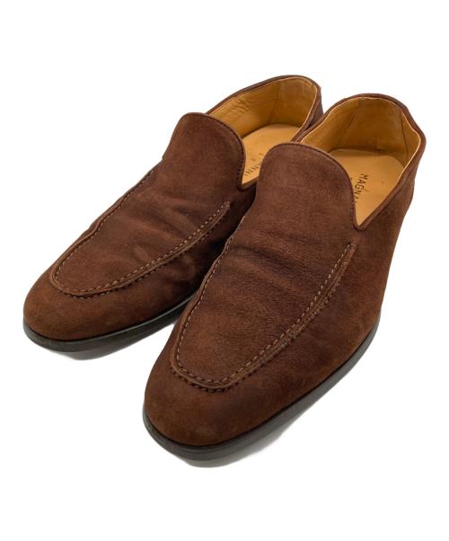 MAGNANNI（マグナーニ）MAGNANNI (マグナーニ) スウェードローファー ブラウン サイズ:41の古着・服飾アイテム