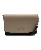 Kate Spadeケイトスペード）の古着「ショルダーバッグ」｜ベージュ×ブラック