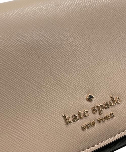 Kate Spade（ケイトスペード）Kate Spade (ケイトスペード) ショルダーバッグ ベージュ×ブラックの古着・服飾アイテム