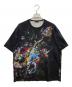LAD MUSICIAN（ラッドミュージシャン）の古着「フラワープリントビックTEE」｜ブラック