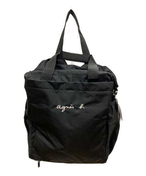 agnes b voyage（アニエスベーボヤージュ）agnes b voyage (アニエスベーボヤージュ) 3WAYバックパック ブラック 未使用品の古着・服飾アイテム