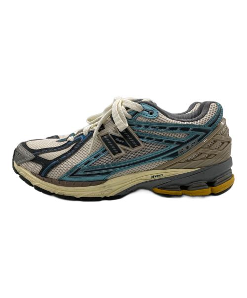 NEW BALANCE（ニューバランス）NEW BALANCE (ニューバランス) ローカットスニーカー ホワイト×ブルー サイズ:26.5CMの古着・服飾アイテム