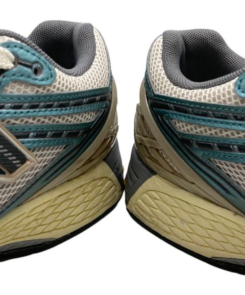 NEW BALANCE（ニューバランス）NEW BALANCE (ニューバランス) ローカットスニーカー ホワイト×ブルー サイズ:26.5CMの古着・服飾アイテム
