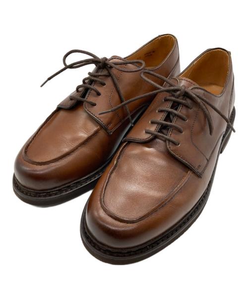 berwick（バーウィック）berwick (バーウィック) Uチップシューズ ブラウン サイズ:5 1/2の古着・服飾アイテム