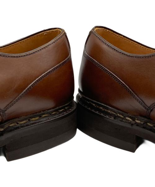 berwick（バーウィック）berwick (バーウィック) Uチップシューズ ブラウン サイズ:5 1/2の古着・服飾アイテム