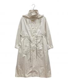 IENA LA BOUCLE（イエナ ラ ブークル）の古着「コットンナイロンタッサーオーバーコート」｜ホワイト