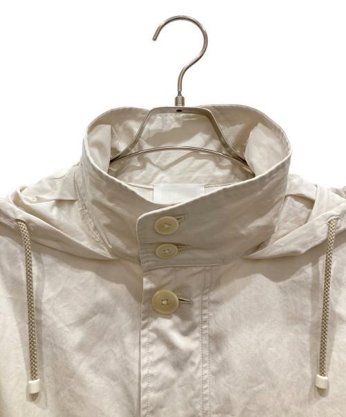 IENA LA BOUCLE（イエナ ラ ブークル）IENA LA BOUCLE (イエナ ラ ブークル) コットンナイロンタッサーオーバーコート ホワイト サイズ:36の古着・服飾アイテム