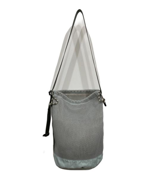 NOMADIS（ノマディス）NOMADIS (ノマディス) Adam et Rope (アダム エ ロペ) 別注ロゴテープショルダーバッグ グレーの古着・服飾アイテム