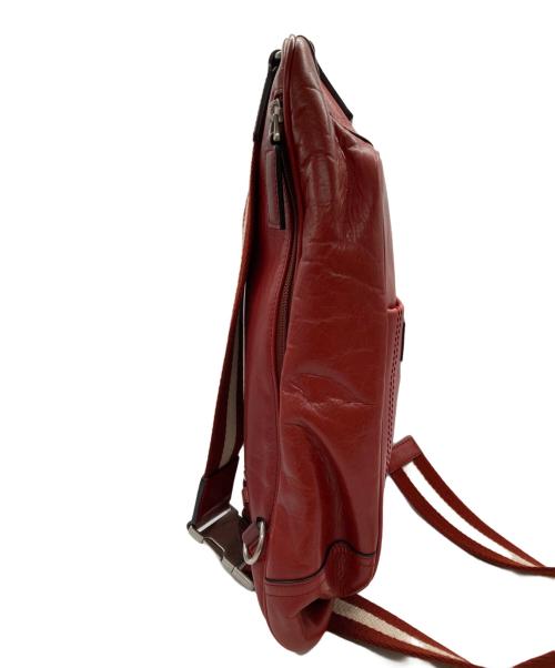 BALLY（バリー）BALLY (バリー) ボディーバッグ レッドの古着・服飾アイテム