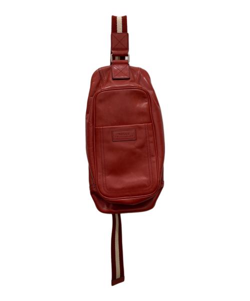BALLY（バリー）BALLY (バリー) ボディーバッグ レッドの古着・服飾アイテム