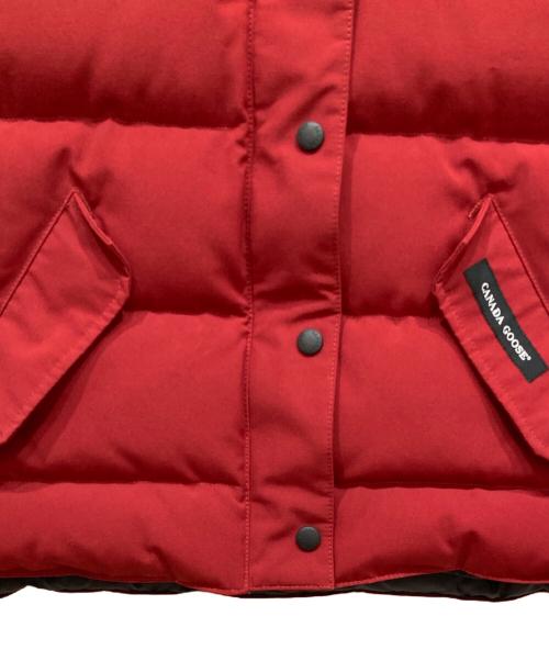 CANADA GOOSE（カナダグース）CANADA GOOSE (カナダグース) ダウンベスト レッド サイズ:Sの古着・服飾アイテム