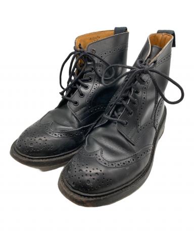 中古・古着通販】Tricker's (トリッカーズ) カントリーブーツ ブラック