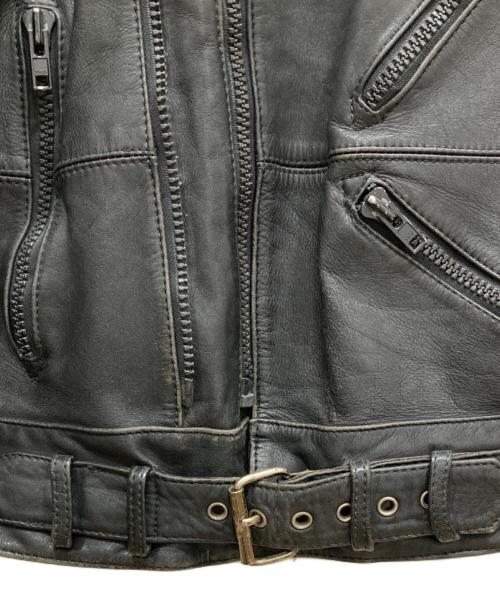 HARLEY-DAVIDSON（ハーレーダビッドソン）HARLEY-DAVIDSON (ハーレーダビッドソン) レザージャケット ブラック サイズ:44の古着・服飾アイテム