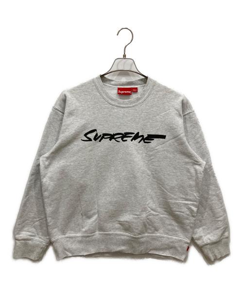 SUPREME（シュプリーム）Supreme (シュプリーム) Futura Logo Crewneck グレー サイズ:SIZE Sの古着・服飾アイテム