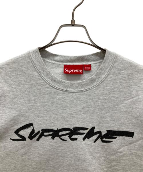 SUPREME（シュプリーム）Supreme (シュプリーム) Futura Logo Crewneck グレー サイズ:SIZE Sの古着・服飾アイテム