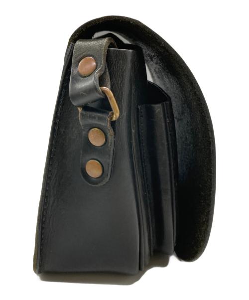 Herz（ヘルツ）Herz (ヘルツ) レザーショルダーバッグ ブラックの古着・服飾アイテム