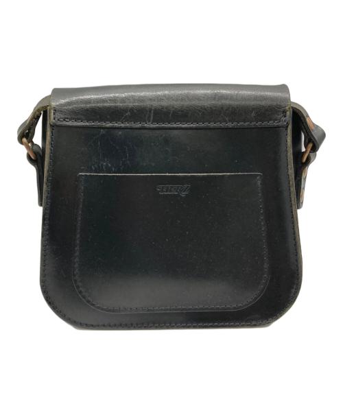 Herz（ヘルツ）Herz (ヘルツ) レザーショルダーバッグ ブラックの古着・服飾アイテム