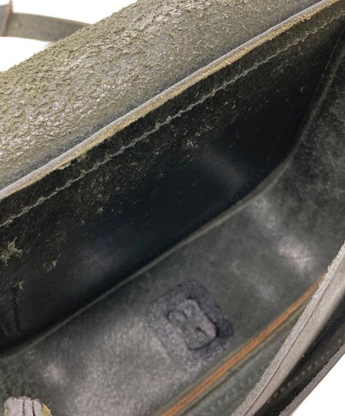 Herz（ヘルツ）Herz (ヘルツ) レザーショルダーバッグ ブラックの古着・服飾アイテム