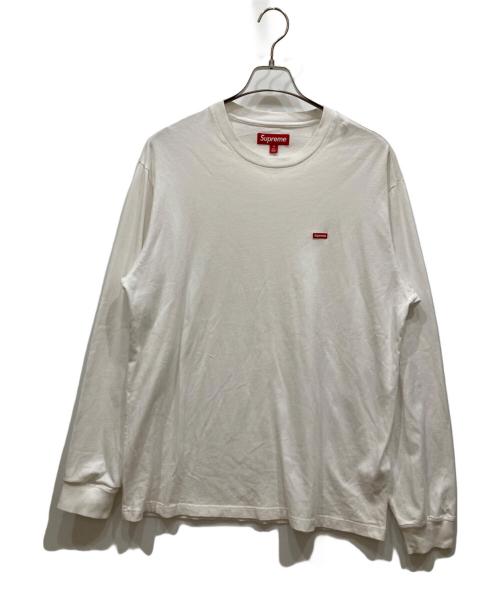 SUPREME（シュプリーム）SUPREME (シュプリーム) Small Box Logo L／S Tee ホワイト サイズ:Mの古着・服飾アイテム