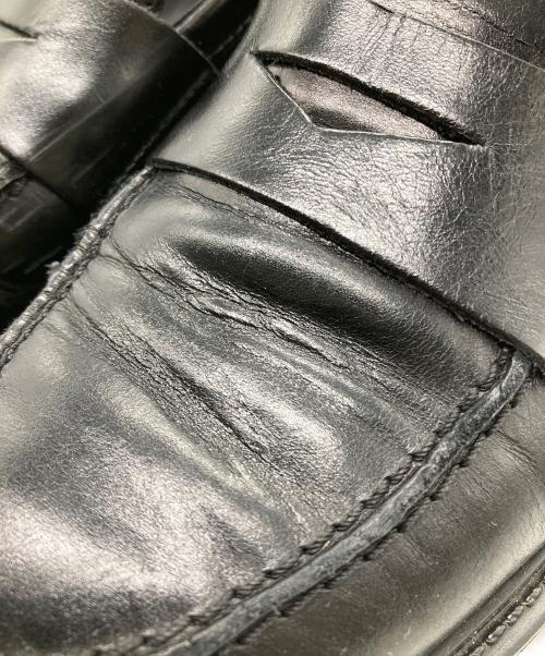 Hoaw（ハァウ）Hoaw (ハァウ) コインローファー ブラック サイズ:37の古着・服飾アイテム