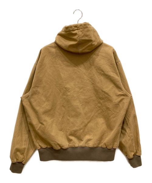 BACKERS（バッカーズ）Backers (バッカーズ) ダック地ジップジャケット ブラウン サイズ:SIZE Lの古着・服飾アイテム