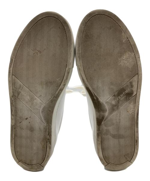 GIVENCHY（ジバンシィ）GIVENCHY (ジバンシィ) レザーローカットスニーカー ホワイト サイズ:41の古着・服飾アイテム