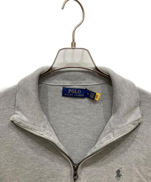 POLO RALPH LAUREN（ポロ・ラルフローレン）POLO RALPH LAUREN (ポロ・ラルフローレン) ハーフジップニット グレー サイズ:Ⅿの古着・服飾アイテム