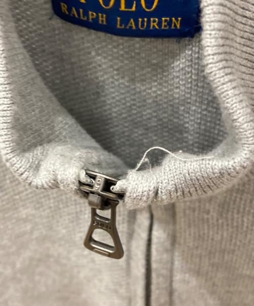 POLO RALPH LAUREN（ポロ・ラルフローレン）POLO RALPH LAUREN (ポロ・ラルフローレン) ハーフジップニット グレー サイズ:Ⅿの古着・服飾アイテム