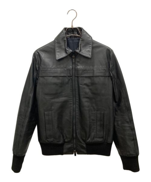 giuliano Fujiwara（ジュリアーノフジワラ）GIULIANO FUJIWARA (ジュリアーノフジワラ) レザージャケット ブラック サイズ:FREEの古着・服飾アイテム