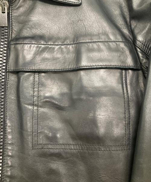 giuliano Fujiwara（ジュリアーノフジワラ）GIULIANO FUJIWARA (ジュリアーノフジワラ) レザージャケット ブラック サイズ:FREEの古着・服飾アイテム