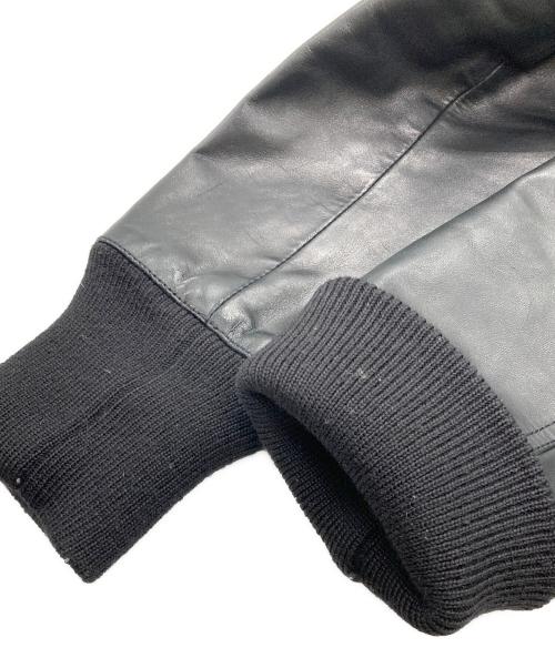 giuliano Fujiwara（ジュリアーノフジワラ）GIULIANO FUJIWARA (ジュリアーノフジワラ) レザージャケット ブラック サイズ:FREEの古着・服飾アイテム