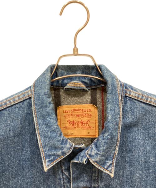 LEVI'S（リーバイス）LEVI'S (リーバイス) 90’ｓブランケット付き3rdデニムジャケット インディゴ サイズ:40の古着・服飾アイテム
