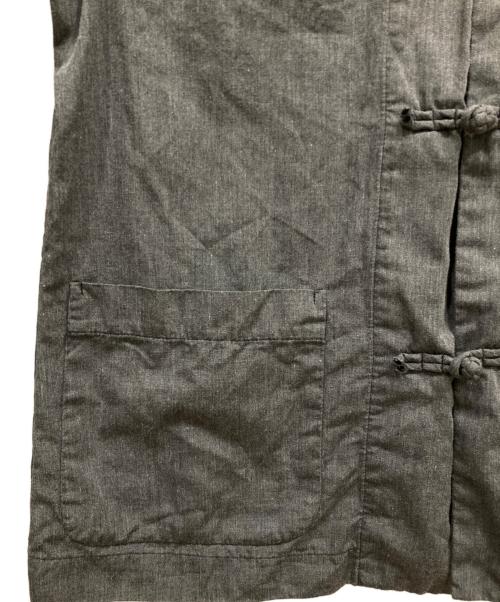 BLACK COMME des GARCONS（ブラックコムデギャルソン）BLACK COMME des GARCONS (ブラックコムデギャルソン) カンフージャケット グレー サイズ:Sの古着・服飾アイテム