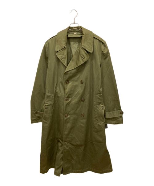 US ARMY（ユーエスアーミー）US ARMY (ユーエスアーミー) 50’オーバートレンチコート オリーブ サイズ:Ⅿの古着・服飾アイテム