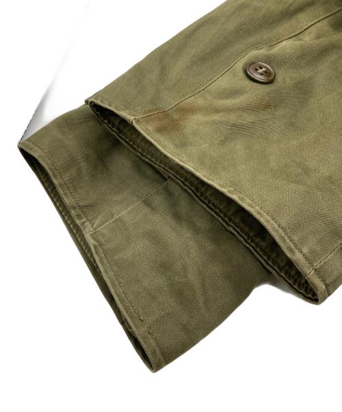 US ARMY（ユーエスアーミー）US ARMY (ユーエスアーミー) 50’オーバートレンチコート オリーブ サイズ:Ⅿの古着・服飾アイテム