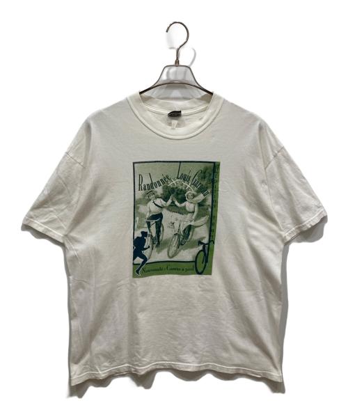 LOUIS GARNEAU（ルイガノ）LOUIS GARNEAU (ルイガノ) プリントTシャツ ホワイト サイズ:-の古着・服飾アイテム
