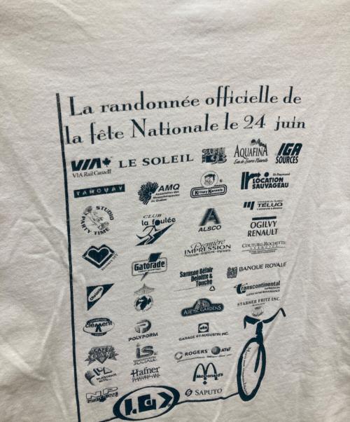 LOUIS GARNEAU（ルイガノ）LOUIS GARNEAU (ルイガノ) プリントTシャツ ホワイト サイズ:-の古着・服飾アイテム