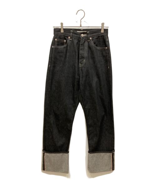 beautiful people（ビューティフルピープル）beautiful people (ビューティフルピープル) selvedge denim woman fit ブラック サイズ:36の古着・服飾アイテム