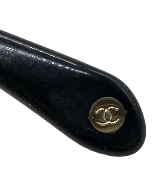CHANEL（シャネル）CHANEL (シャネル) ストーンサングラス ブラック サイズ:59□16-125の古着・服飾アイテム