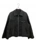 MAISON SPECIAL（メゾンスペシャル）の古着「インサイドアウトプライムオーバーメタリックリバーシブルスタンドカラージャケット」｜ブラック