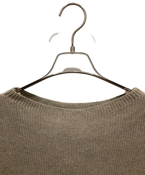 evam eva（エヴァムエヴァ）evam eva (エヴァムエヴァ) ニットベスト ベージュ サイズ:freeの古着・服飾アイテム