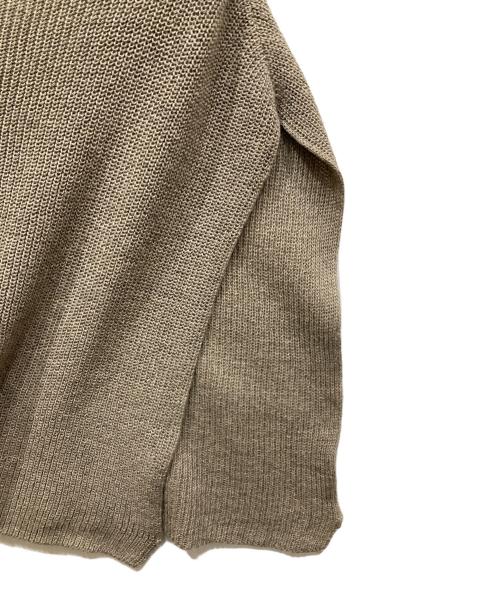 evam eva（エヴァムエヴァ）evam eva (エヴァムエヴァ) ニットベスト ベージュ サイズ:freeの古着・服飾アイテム