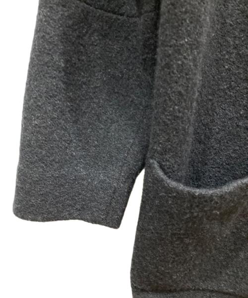 evam eva（エヴァムエヴァ）evam eva (エヴァムエヴァ) プレスウールローブコート チャコールグレー サイズ:	SIZE 1の古着・服飾アイテム