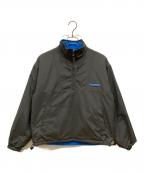 X-LARGEエクストララージ）の古着「REVERSIBLE HALF ZIP JACKET」｜グレー×ブルー